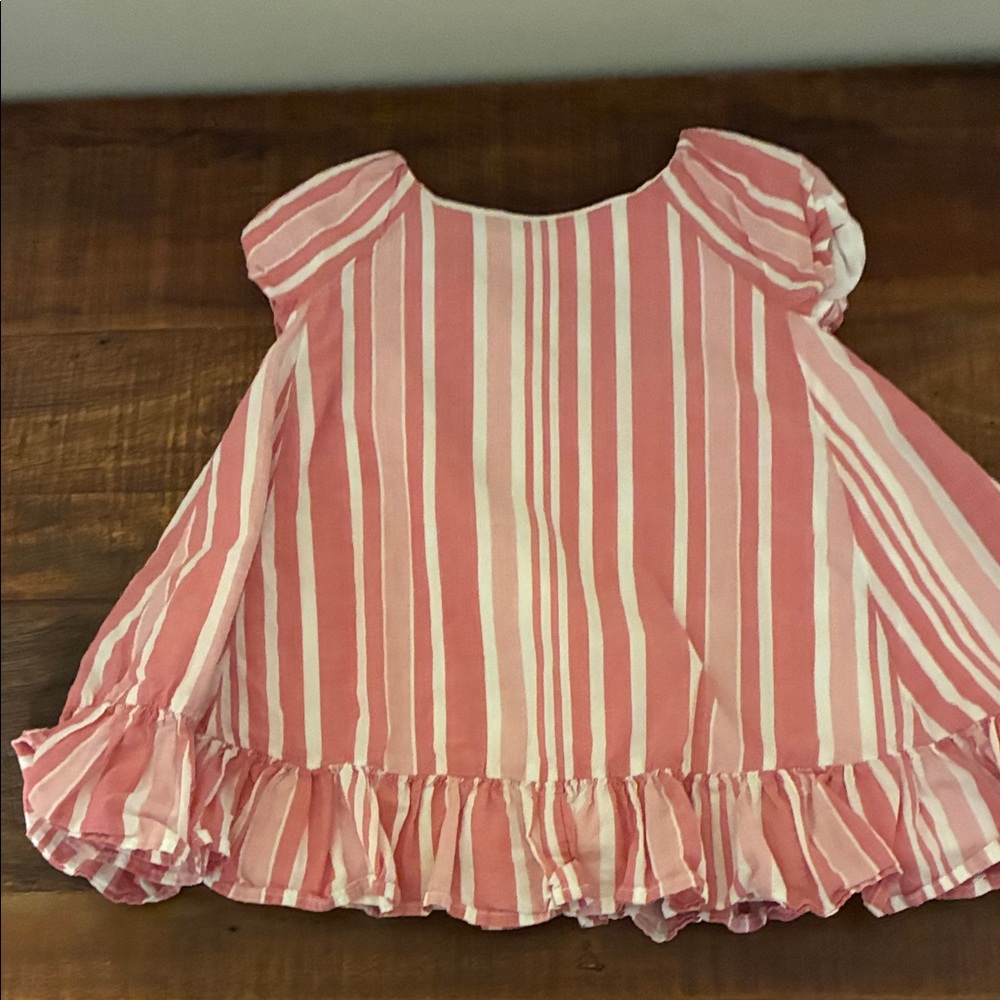 Banana Republic Pink and White Striped Kids dress